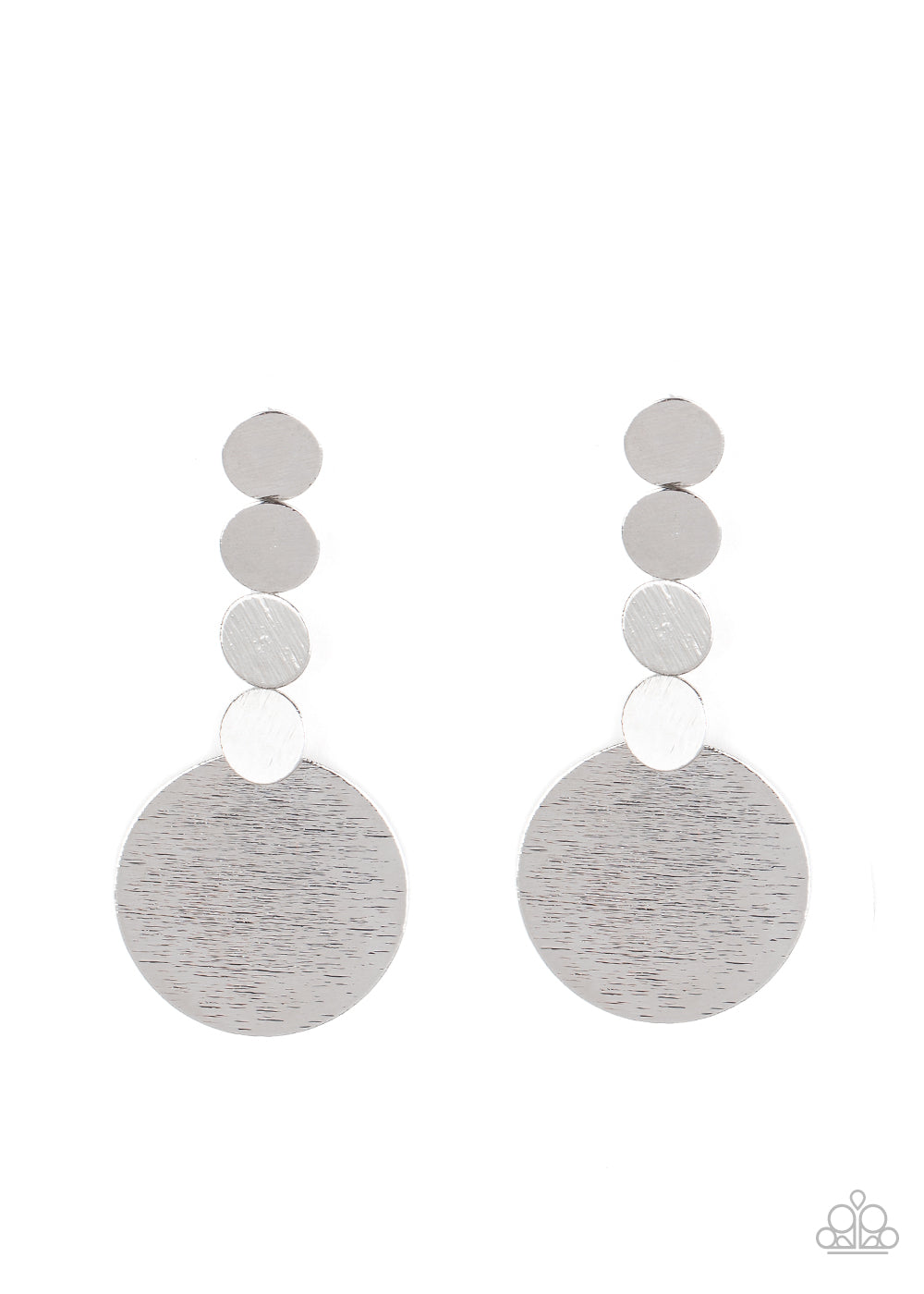 Idolized Illumination Silver Earring - Paparazzi Accessories