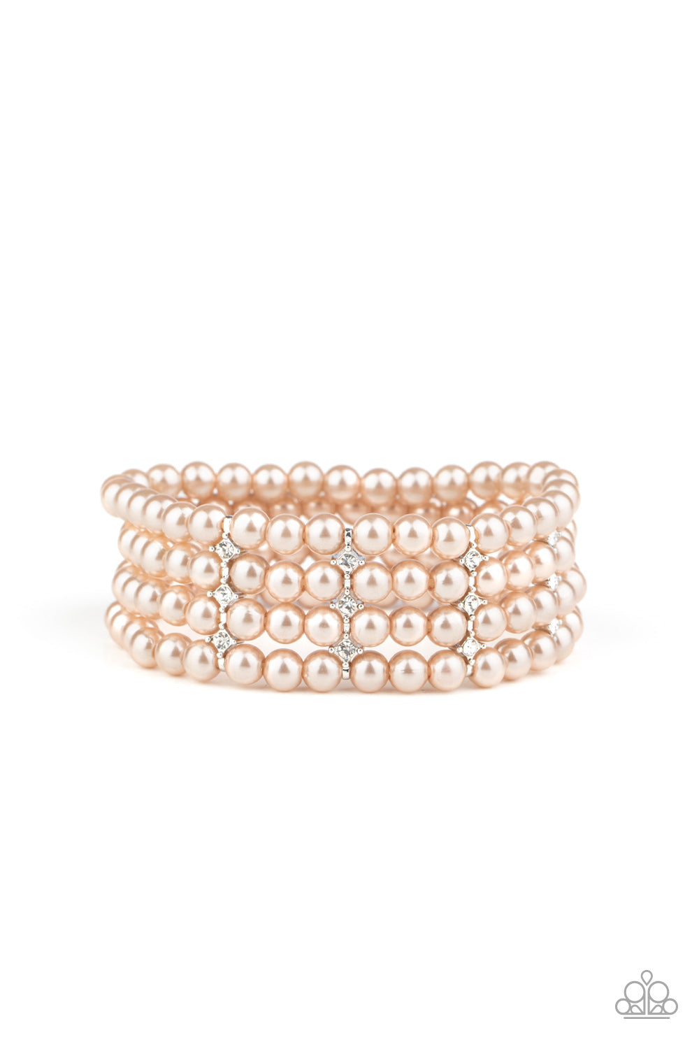 Stacked To The Top Brown Bracelet - Paparazzi Accessories