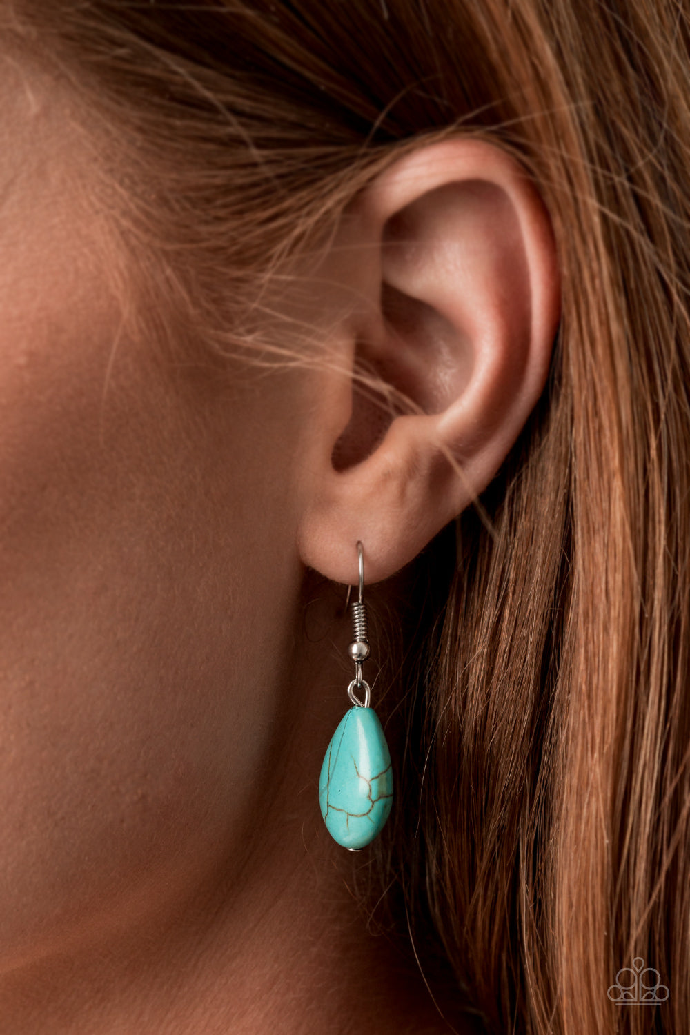 Rural Rapture Blue Necklace - Paparazzi Accessories