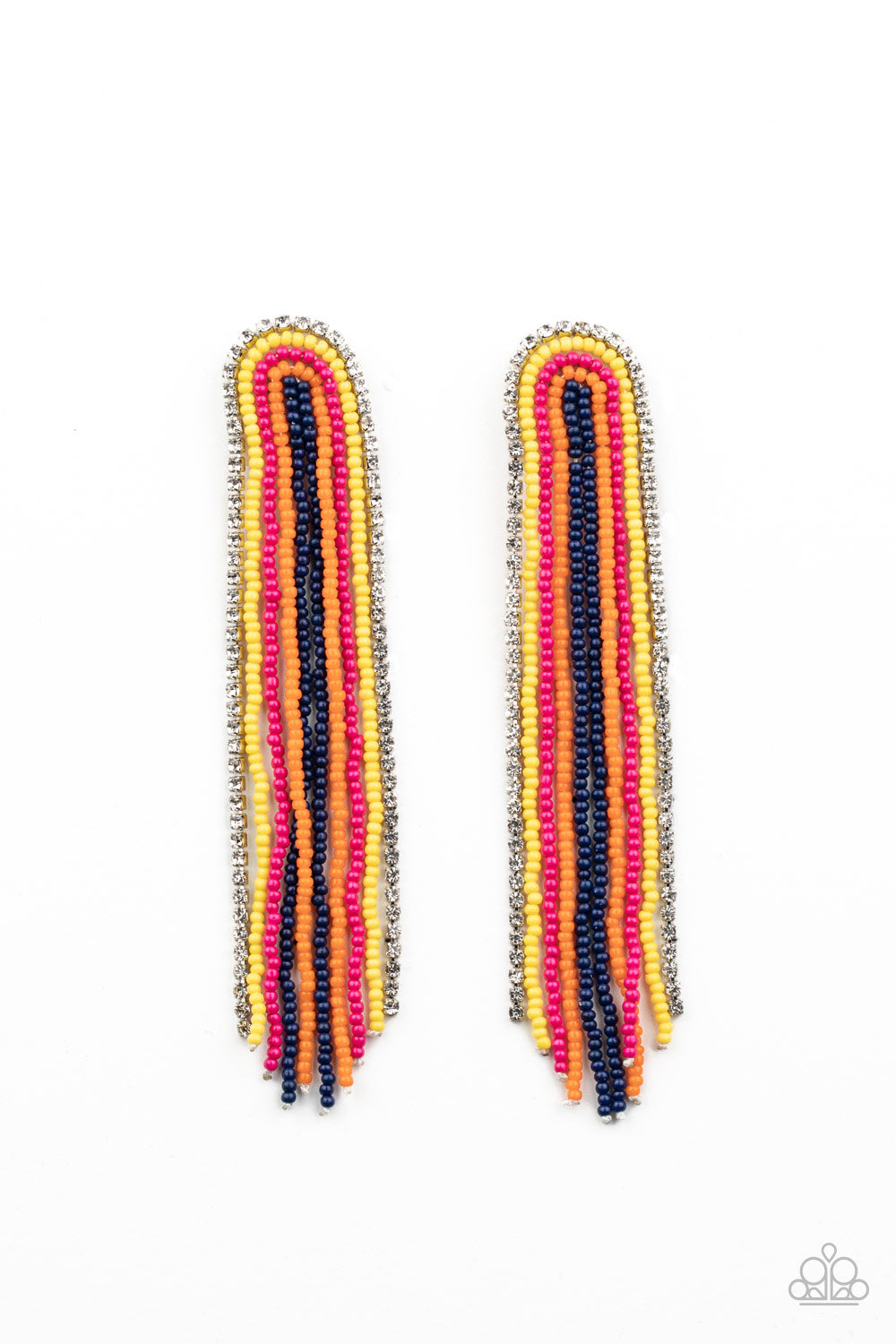 Let There BEAD Light Multi Earring - Paparazzi Accessories