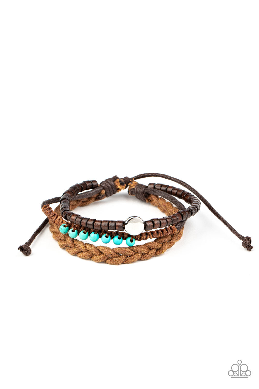 Beach Adventure Blue Urban Bracelet - Paparazzi Accessories