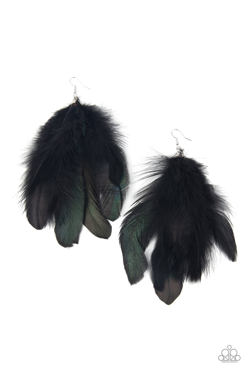 I BOA to No One Black Earring - Paparazzi Accessories