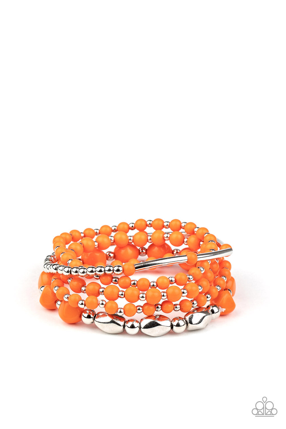Vibrantly Vintage Orange Bracelet - Paparazzi Accessories