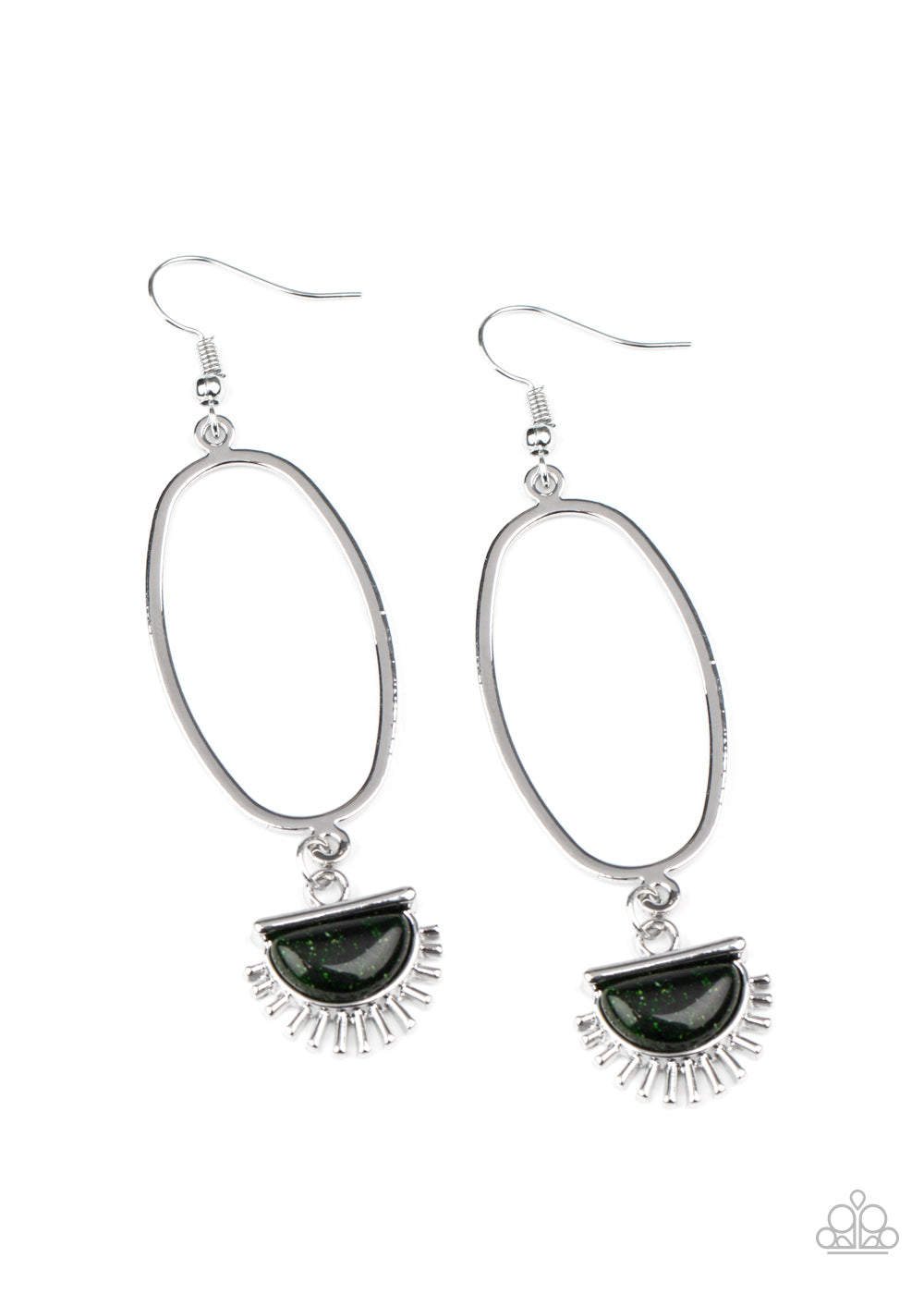 SOL Purpose Green Earring - Paparazzi Accessories