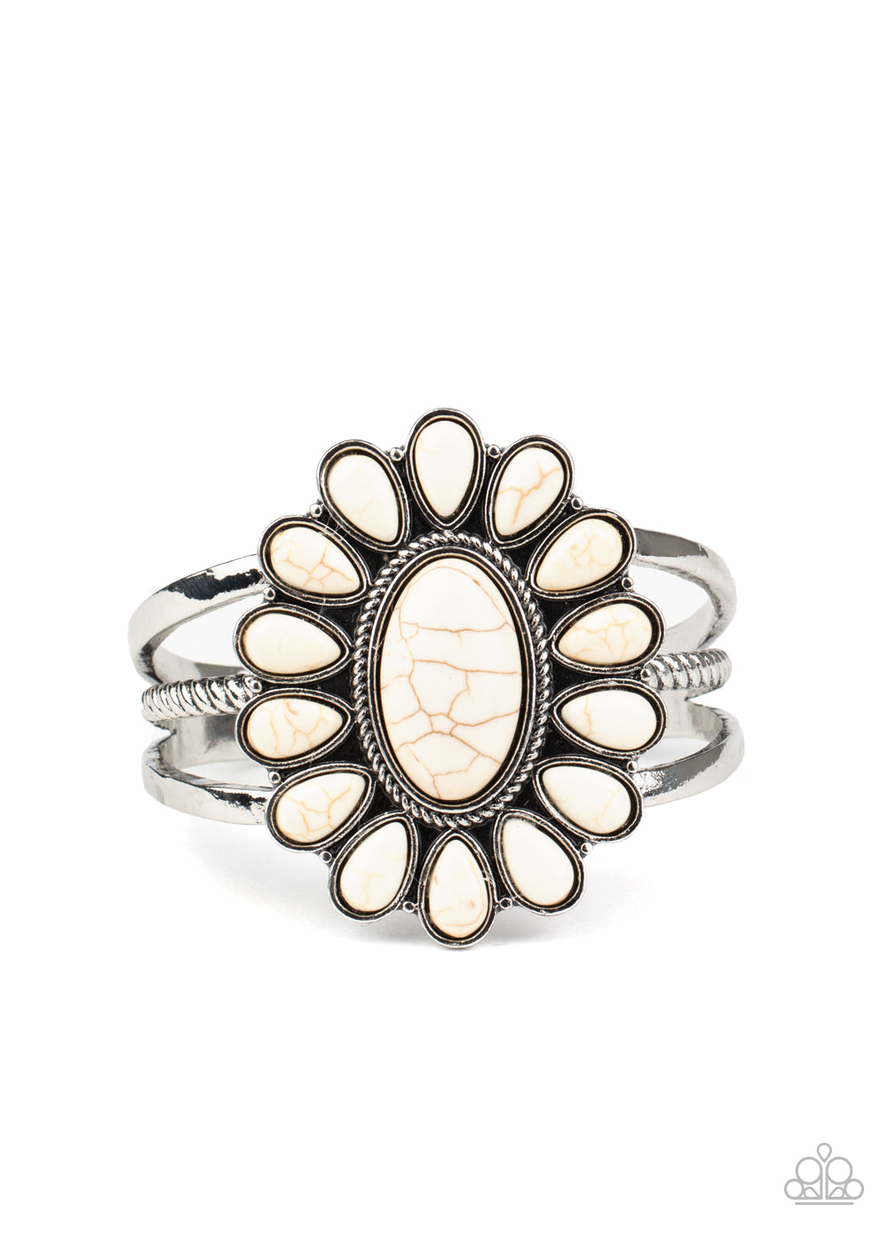 Sedona Spring White Bracelet - Paparazzi Accessories