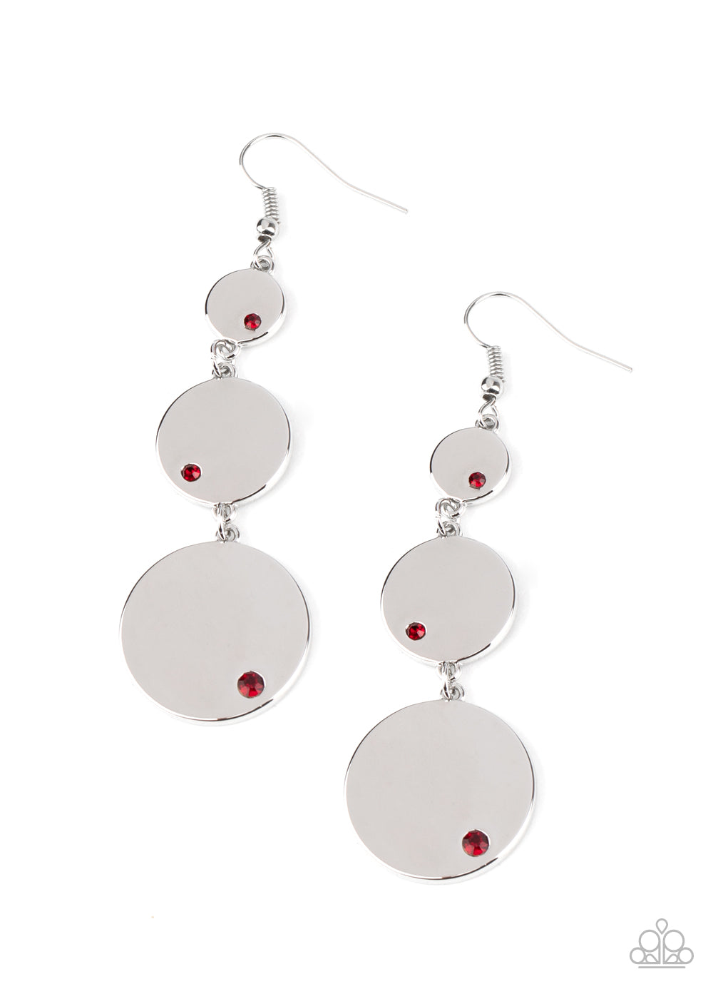 Poshly Polished Red Earring - Paparazzi Accessories
