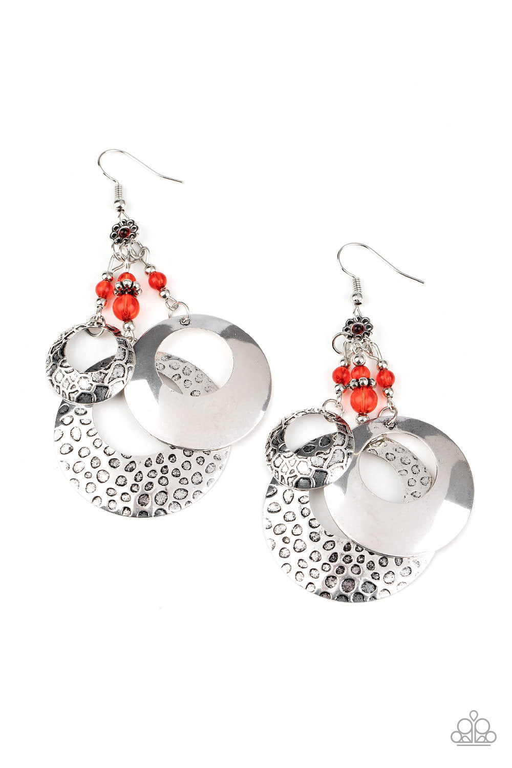 Wanderlust Garden Red Earring - Paparazzi Accessories