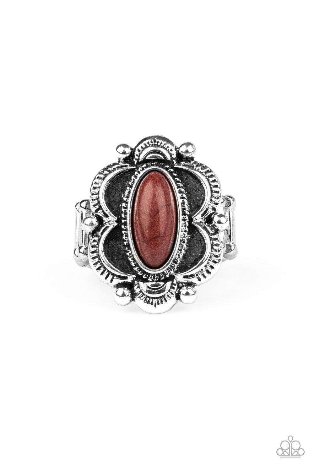 Sage Garden Brown Ring - Paparazzi Accessories