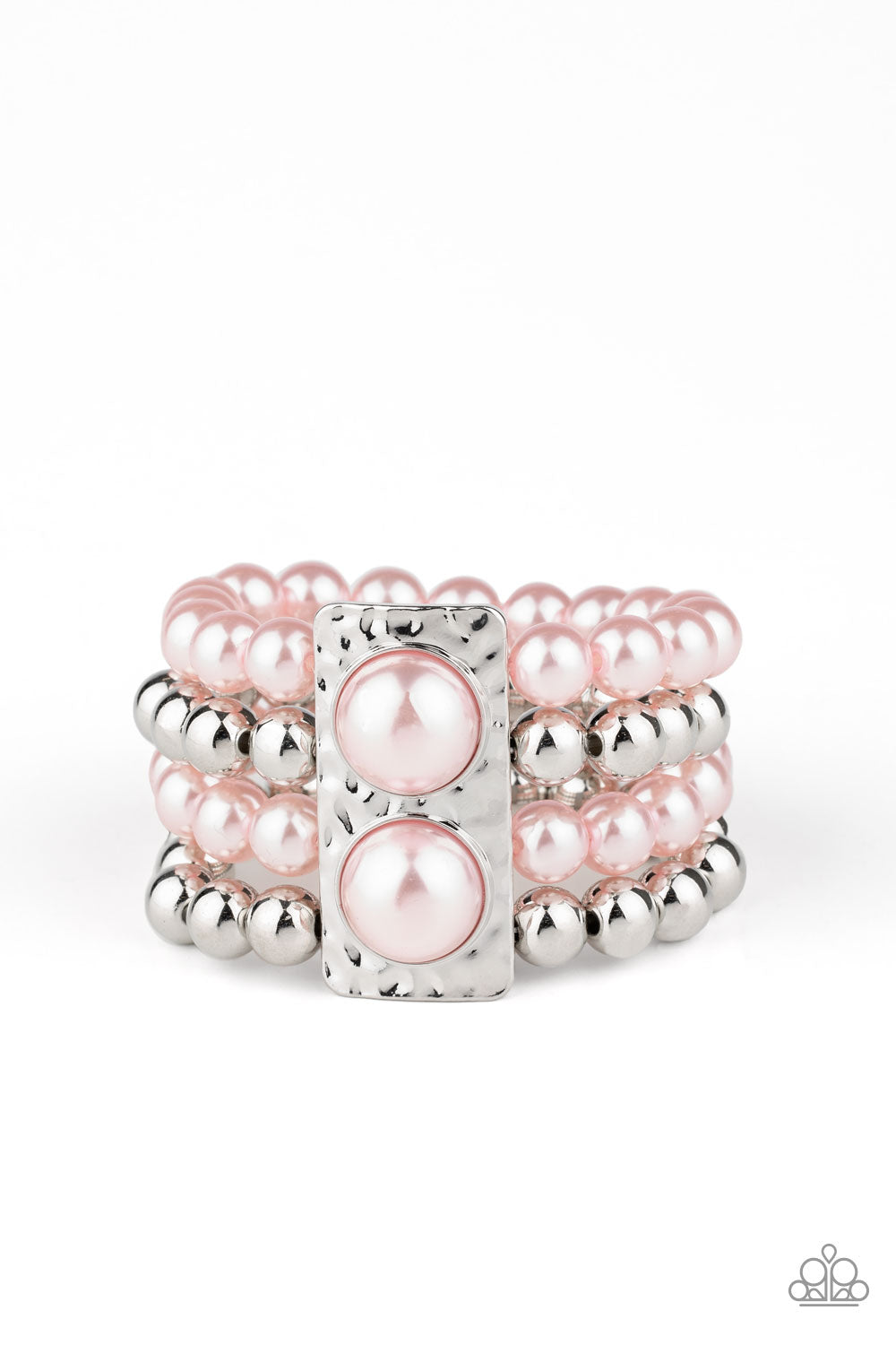 WEALTH-Conscious Pink Pearl Bracelet - Paparazzi Accessories