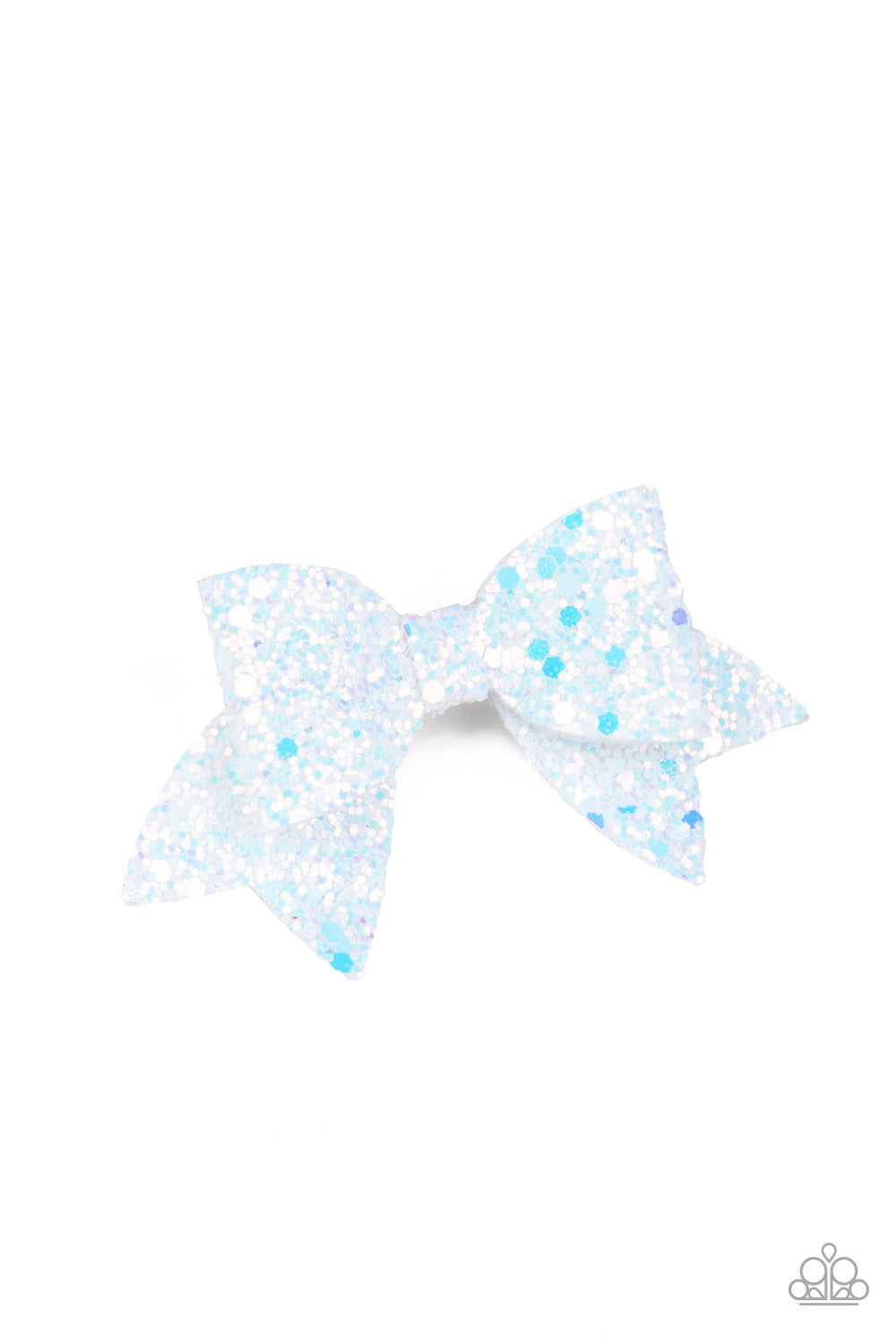 Confetti Princess White Hair Clip - Paparazzi Accessories