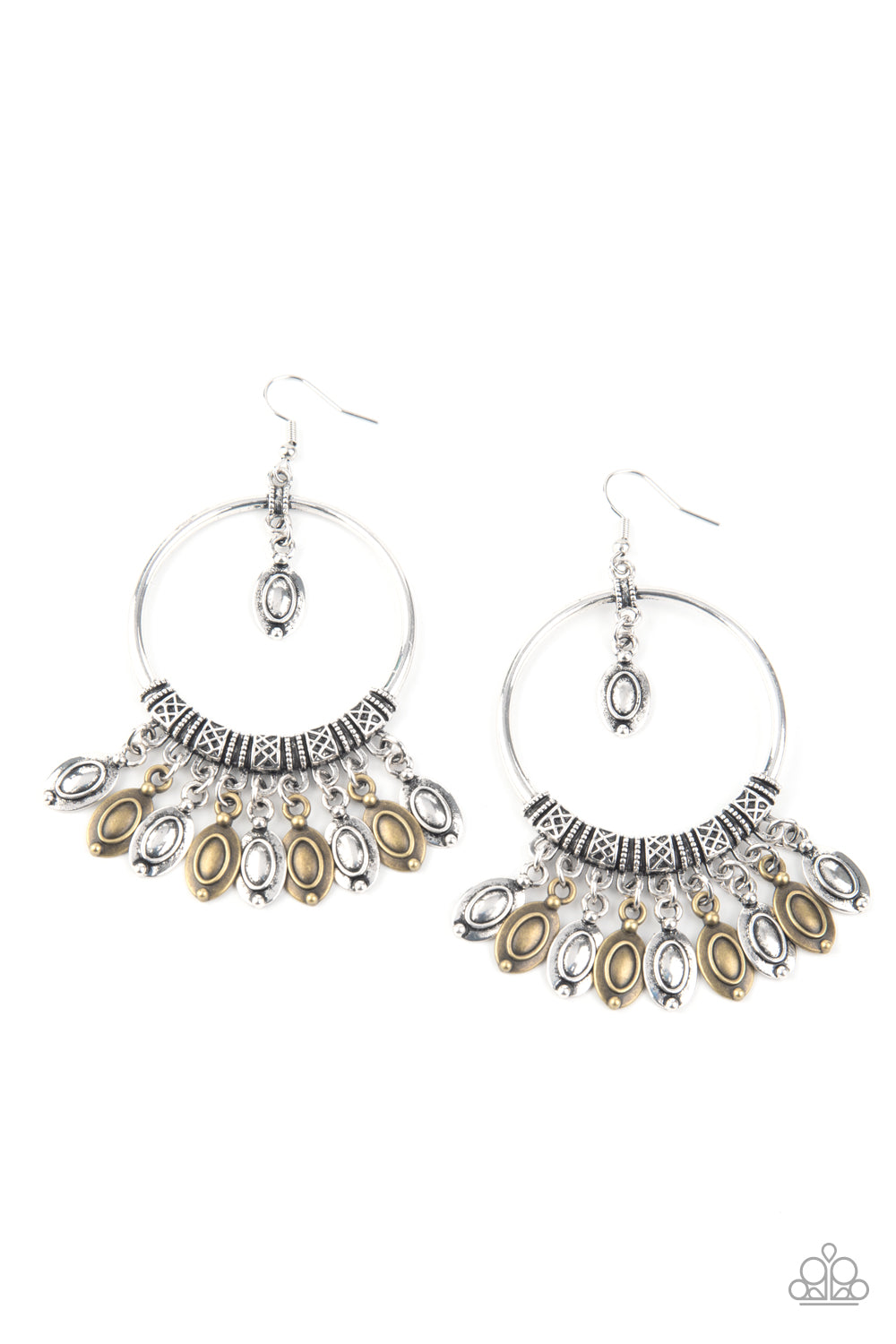 Metallic Harmony Multi Earring - Paparazzi Accessories