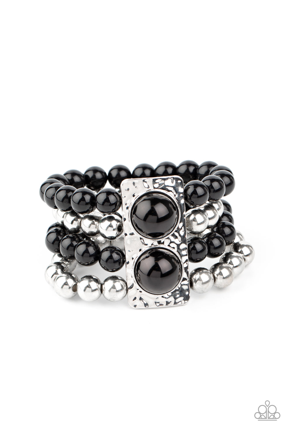 WEALTH-Conscious Black Bracelet - Paparazzi Accessories