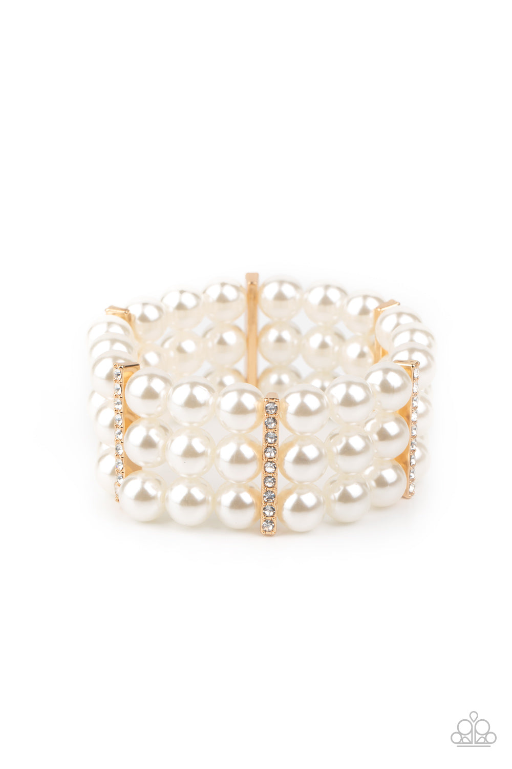 Modern Day Majesty Gold Bracelet - Paparazzi Accessories