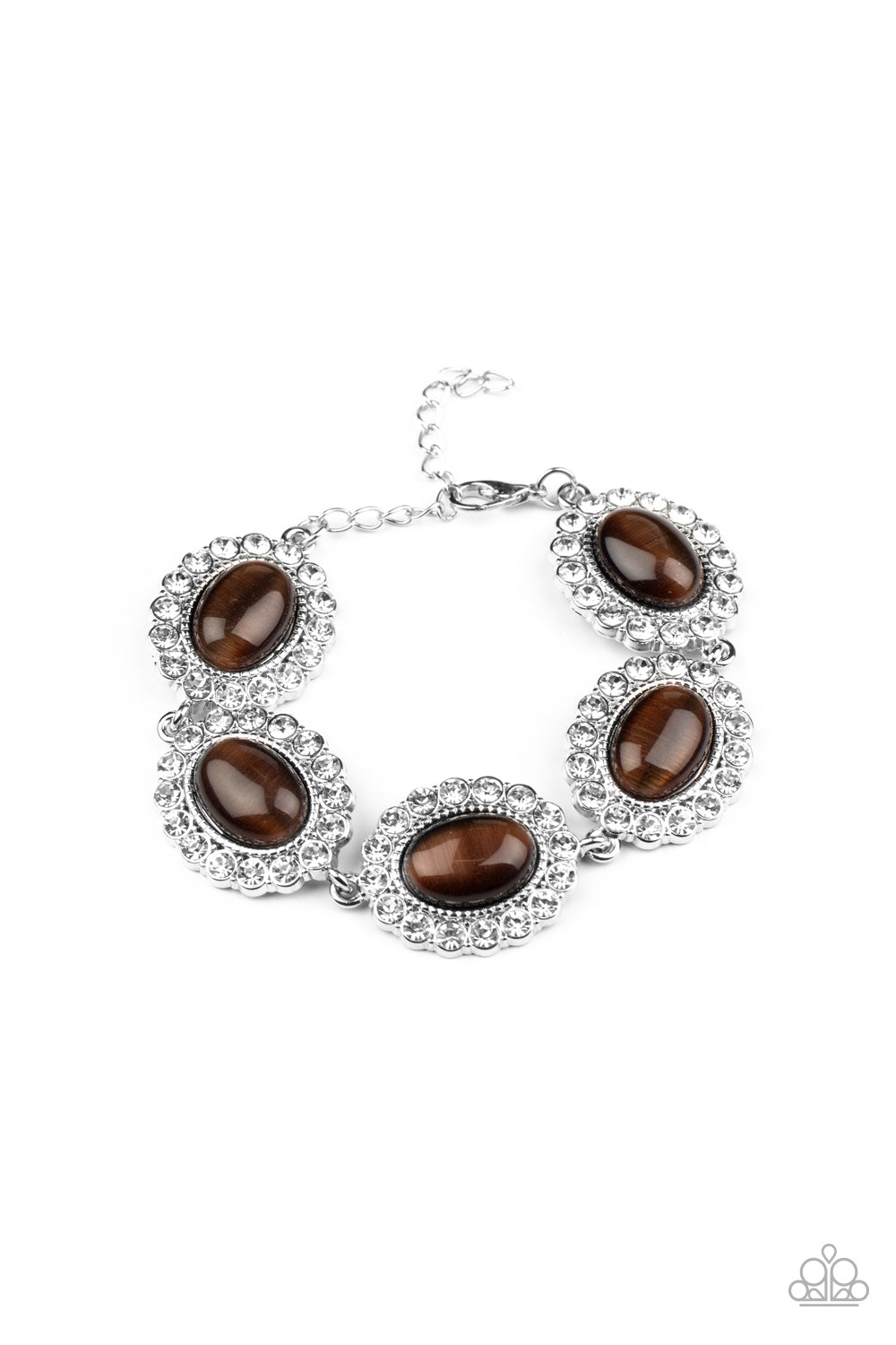 Demurely Diva Brown Bracelet - Paparazzi Accessories