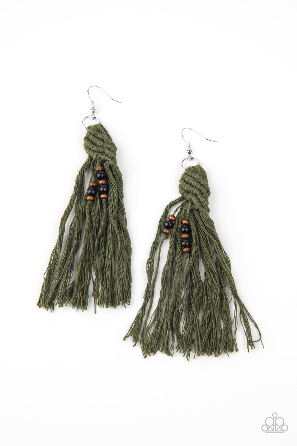 Beach Bash Green Earring - Paparazzi Accessories