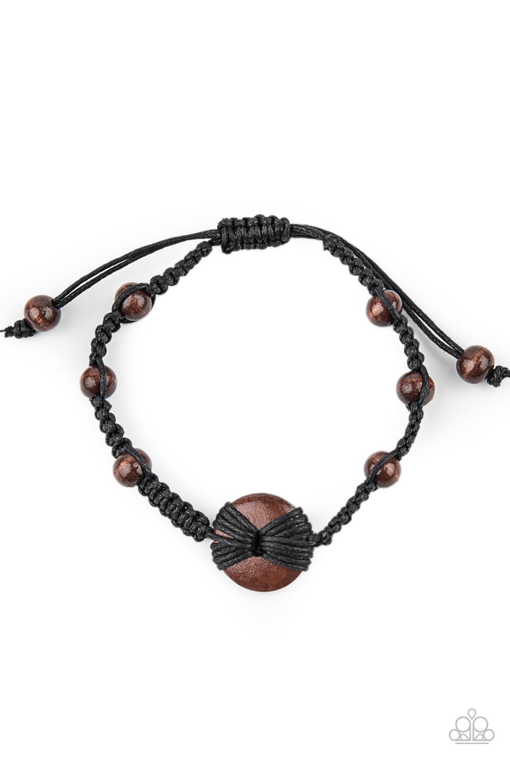 The Road KNOT Taken Black Urban Bracelet - Paparazzi Accessories