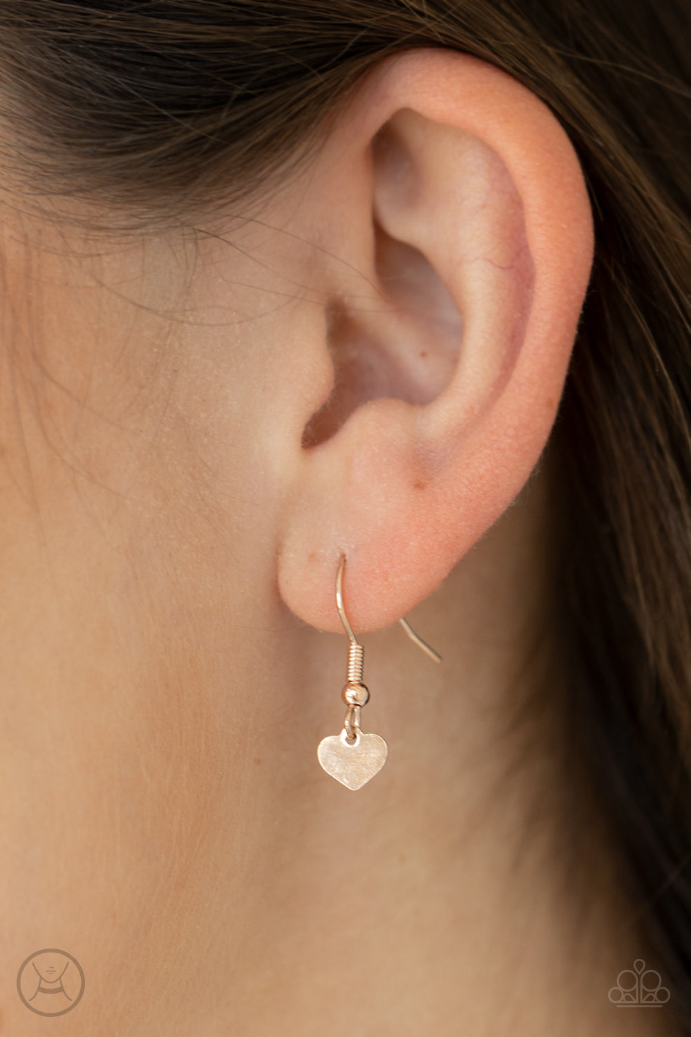 Humble Heart Rose Gold Choker Necklace - Paparazzi Accessories