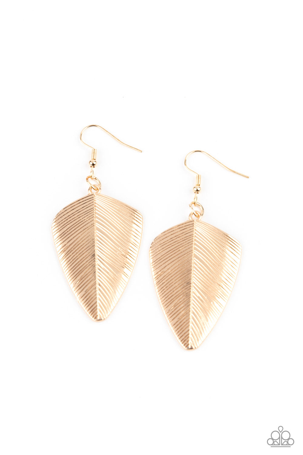 One Of The Flock Gold Earring - Paparazzi Accessories