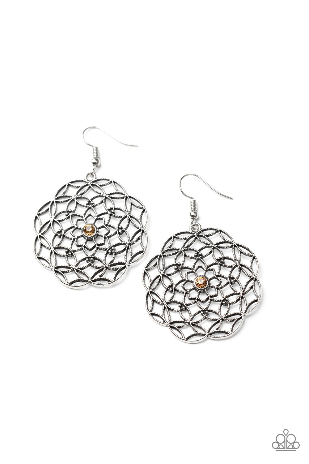 Botanical Bash Brown Earring - Paparazzi Accessories