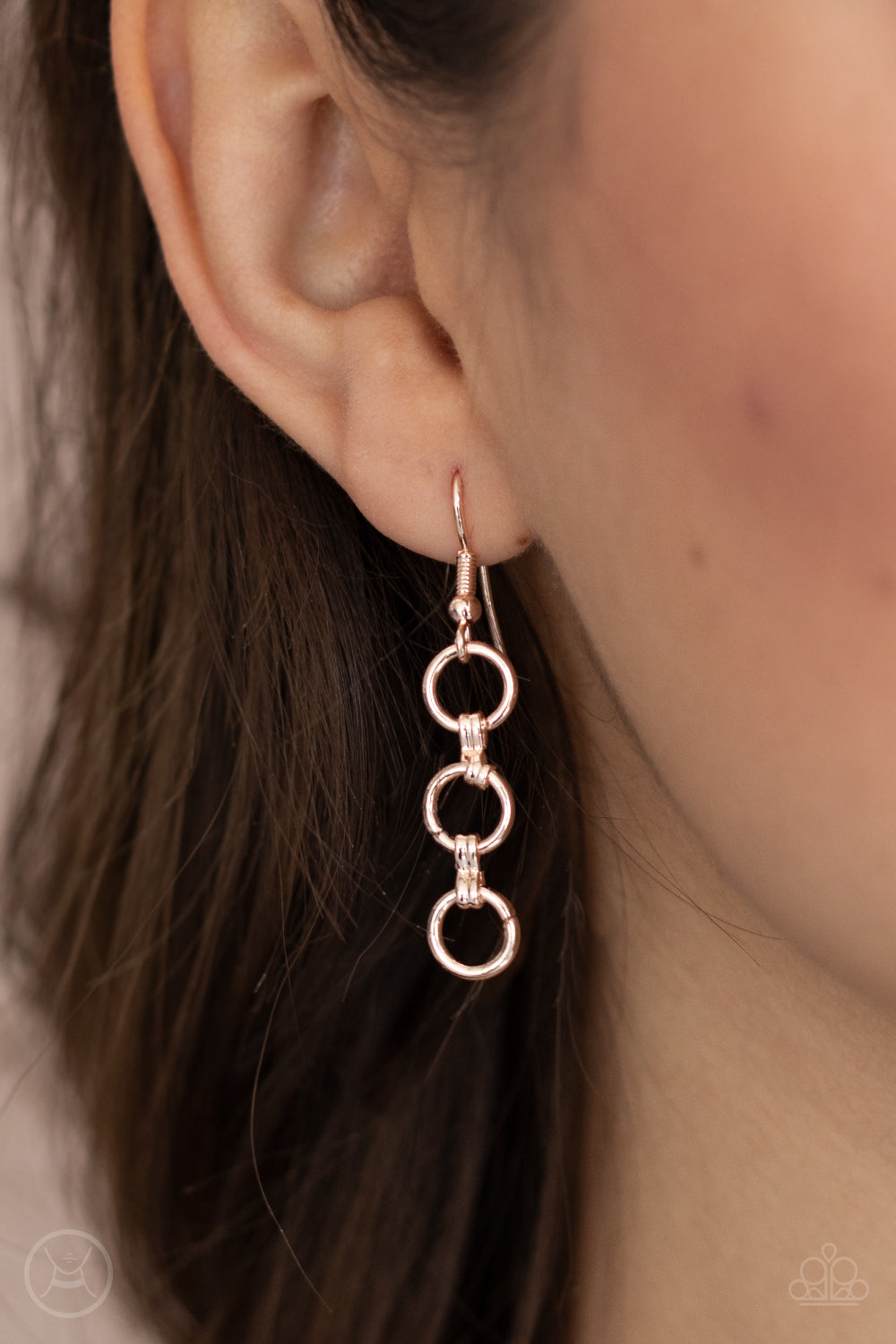 Insta Connection Rose Gold Necklace - Paparazzi Accessories