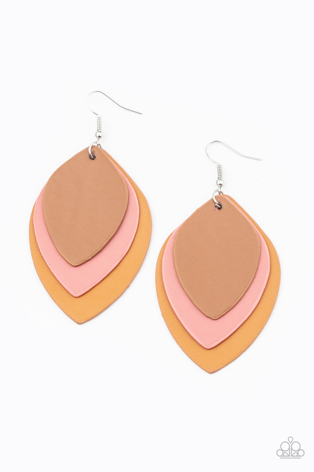 Light as a LEATHER Multi Earring - Paparazzi Accessories