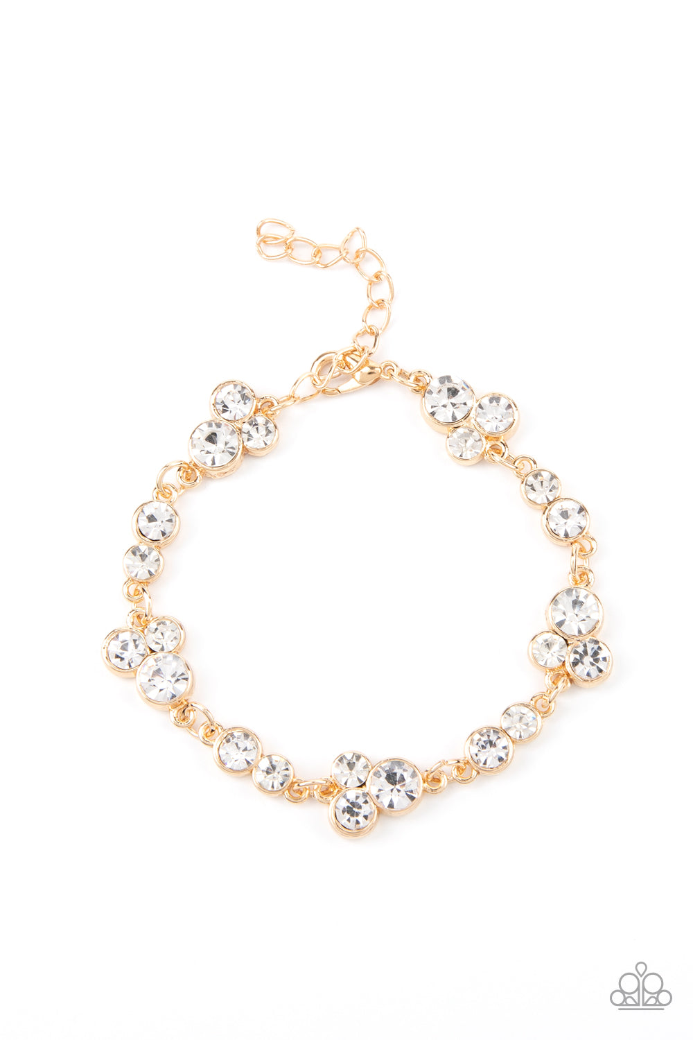 Social GLISTENING Gold Bracelet - Paparazzi Accessories