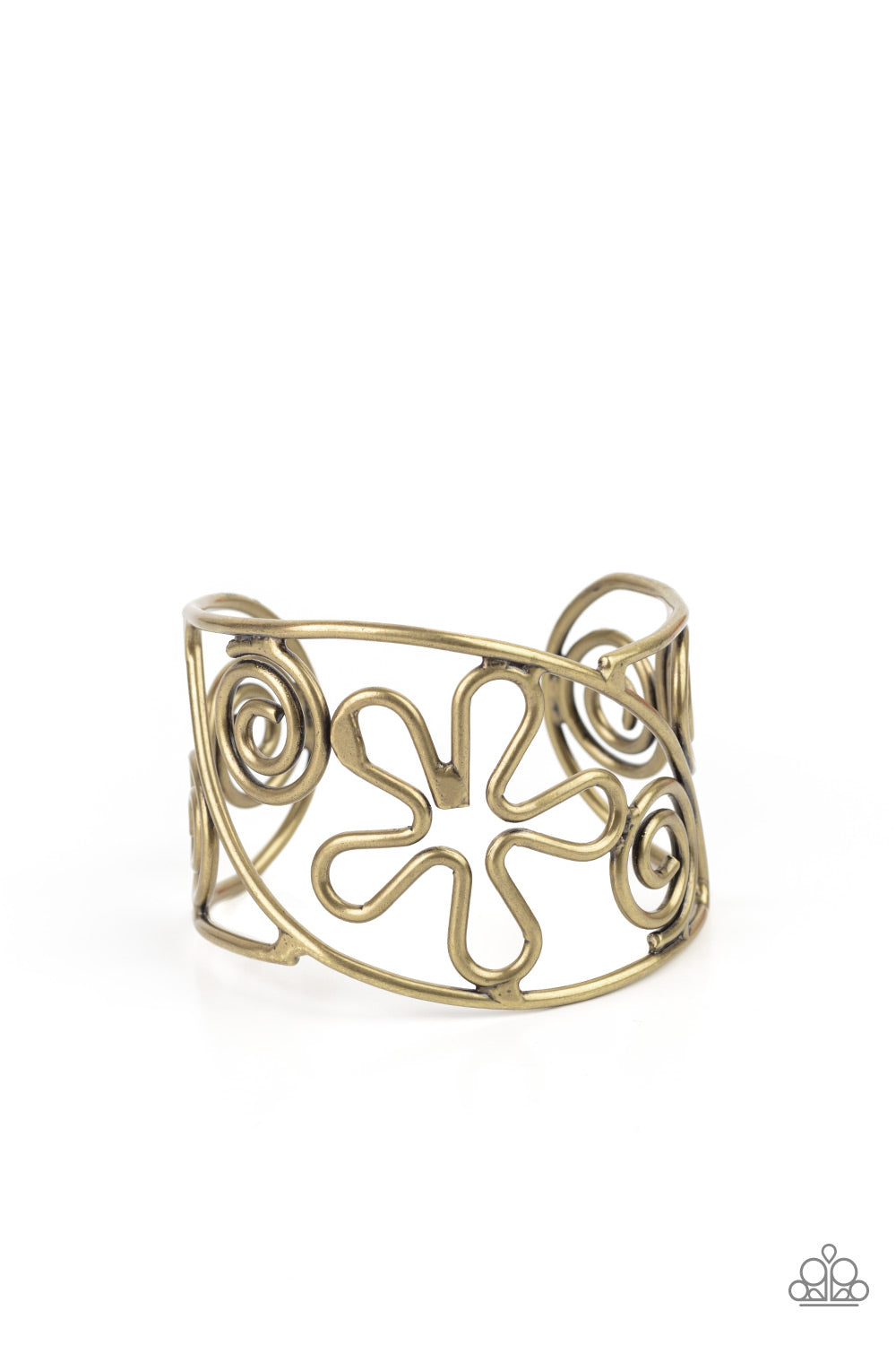 Groovy Sensations Brass Cuff Bracelet - Paparazzi Accessories