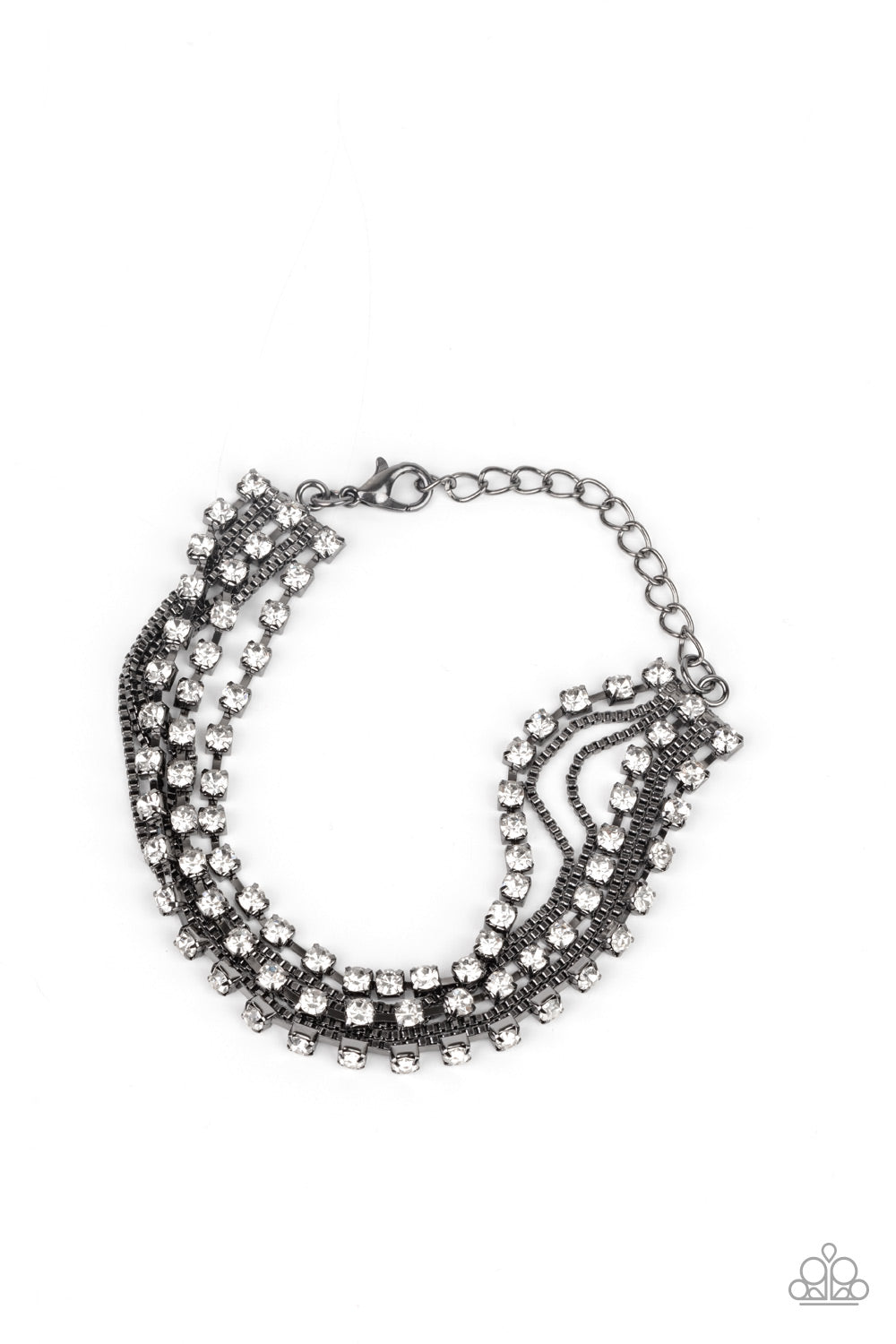 Thats a Smash! Black Bracelet - Paparazzi Accessories