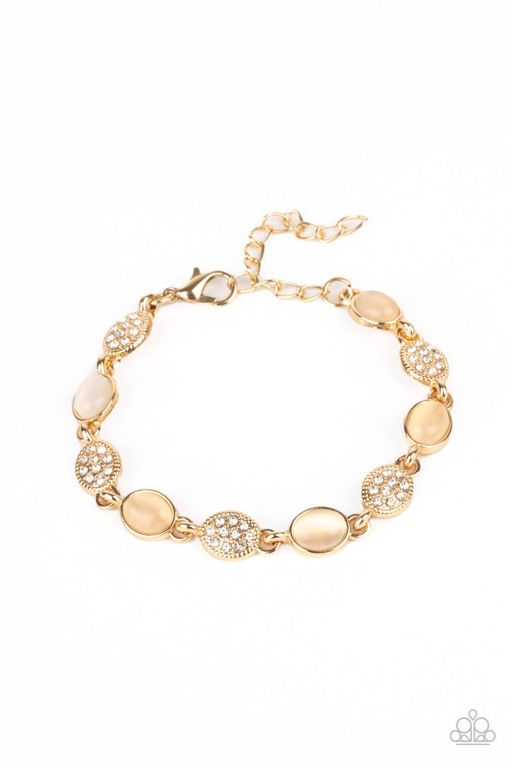 Stop and GLOW Gold Bracelet - Paparazzi Accessories