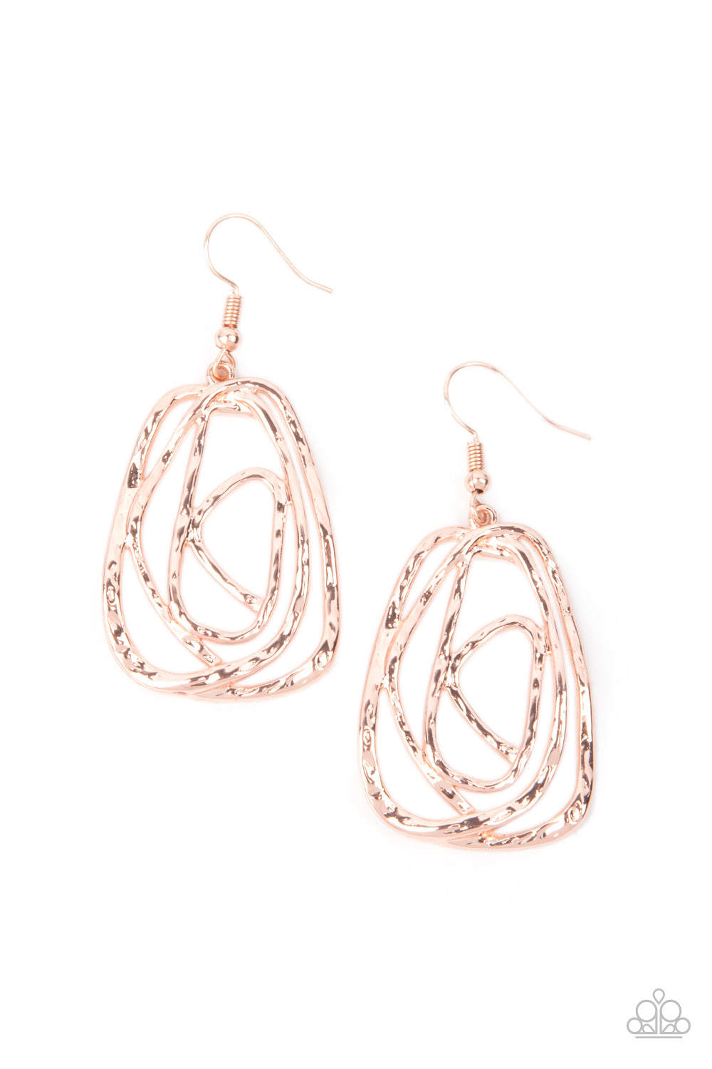 Artisan Relic Rose Gold Earring - Paparazzi Accessories
