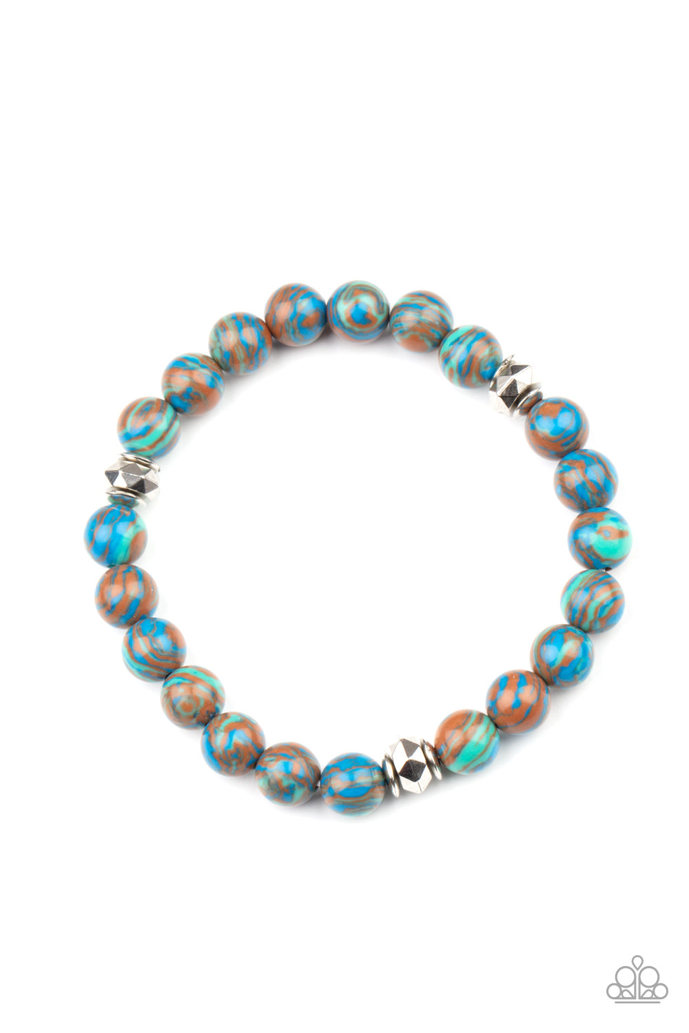 Awakened Blue Urban Bracelet - Paparazzi Accessories