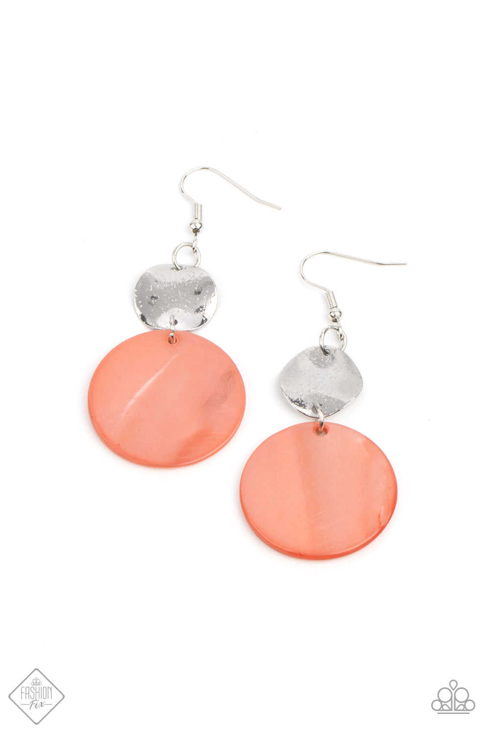 Opulently Oasis Orange Earring - Paparazzi Accessories