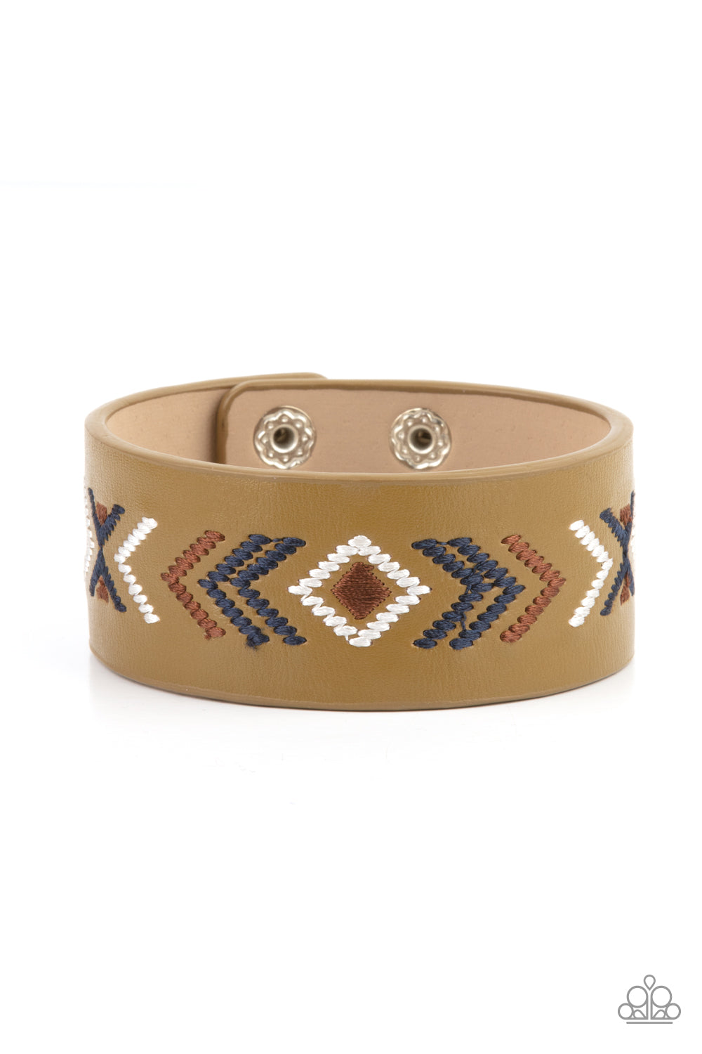 Cliff Glyphs Multi Urban Wrap Bracelet - Paparazzi Accessories