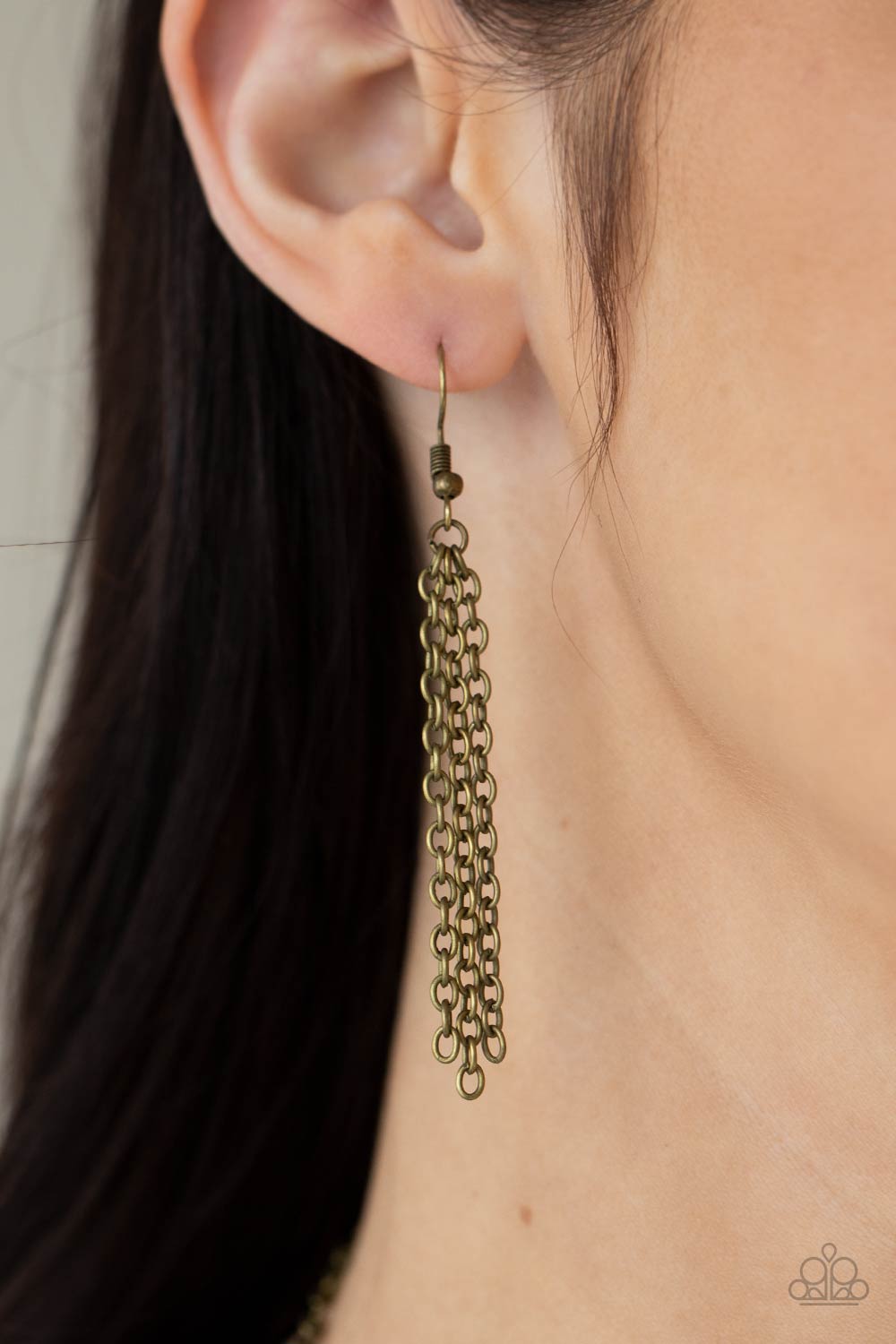 Tea Party Tease Brass Necklace - Paparazzi Accessories A dainty white firework-like flower is encased inside a glassy frame, creating a whimsical pendant below the collar. Features an adjustable clasp closure. All Paparazzi Accessories are lead free and nickel free! Sold as one individual necklace. Includes one pair of matching earrings.