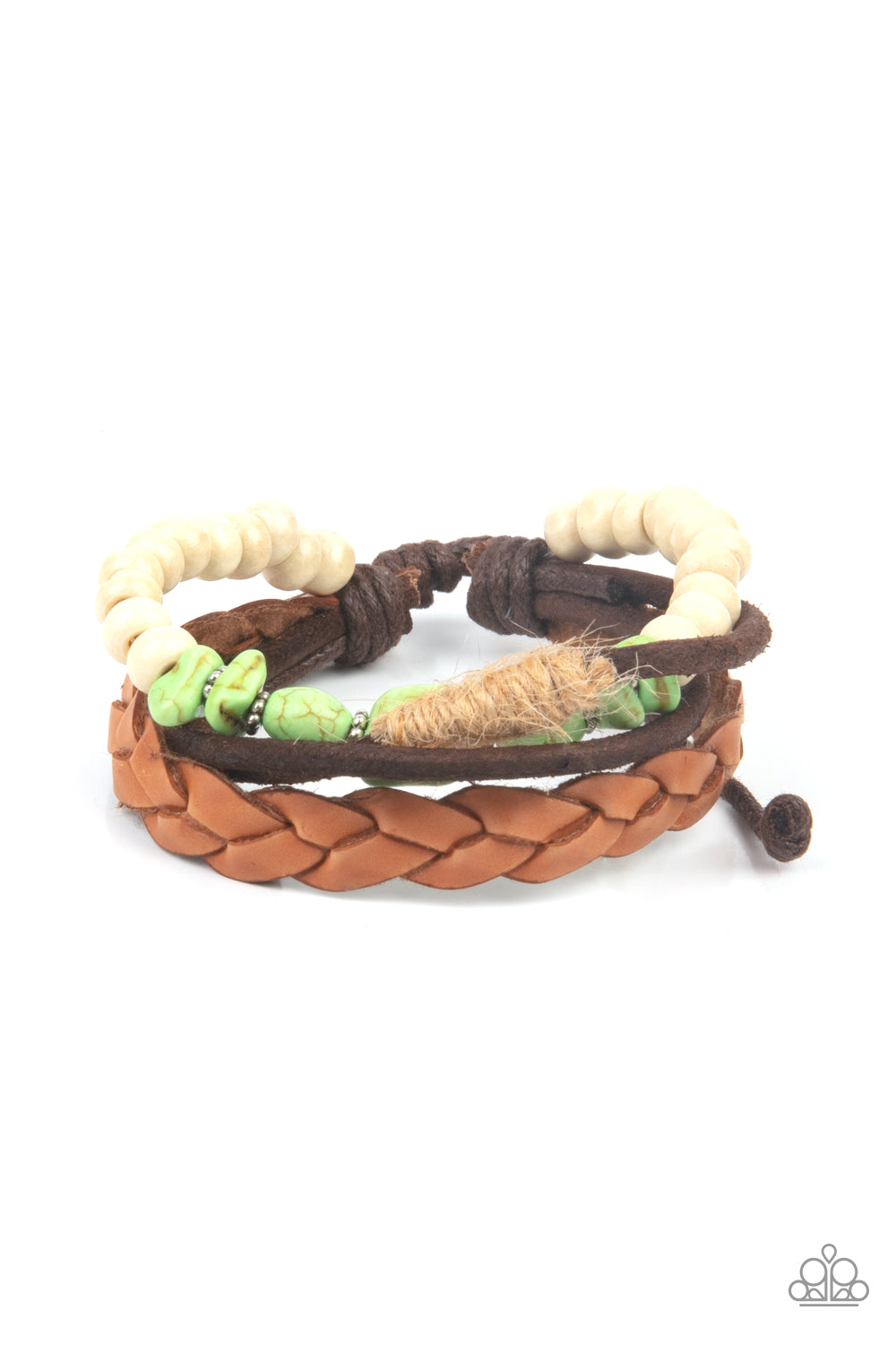 Far Out Wayfair Green Urban Bracelet - Paparazzi Accessories