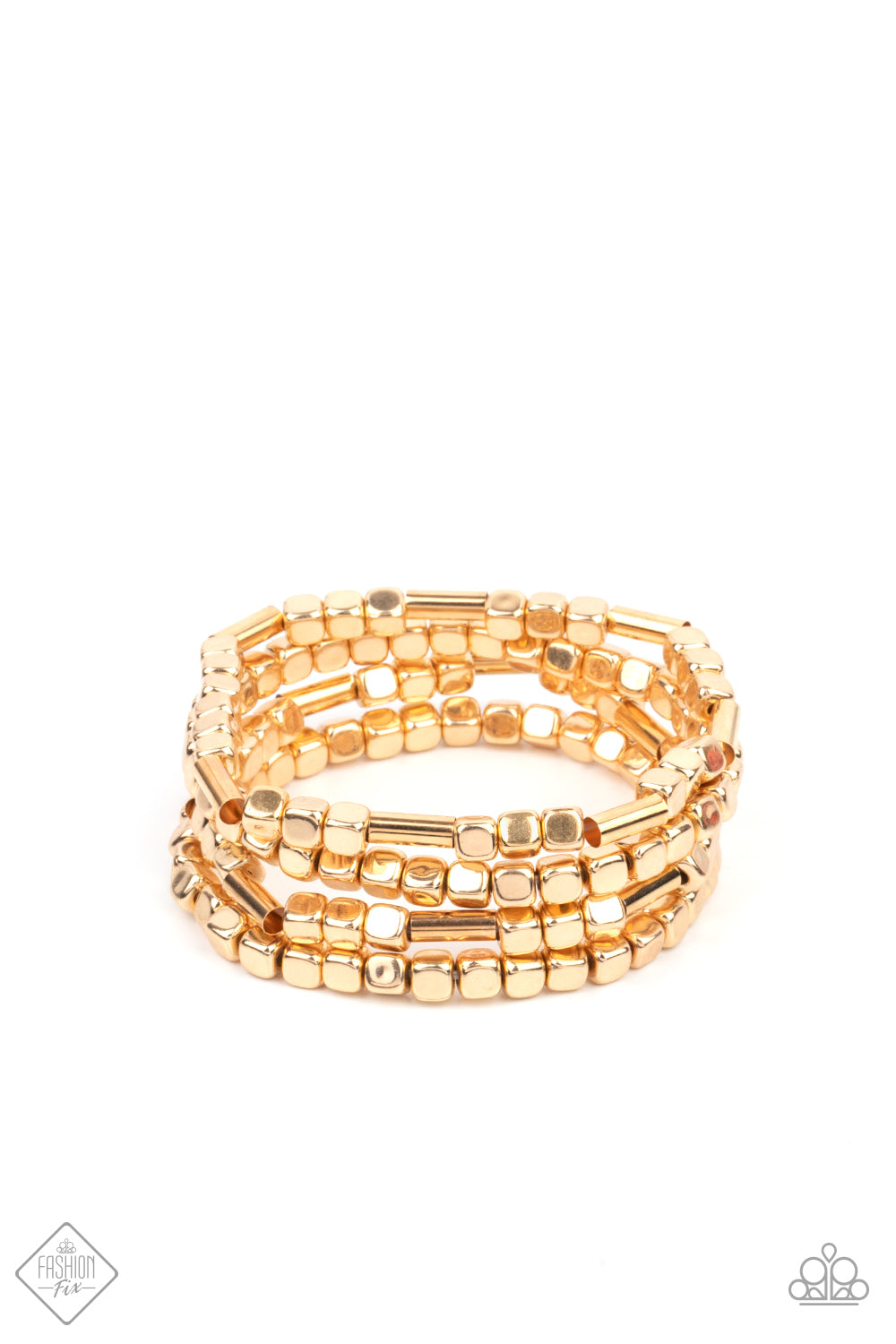 Metro Materials Gold Bracelet - Paparazzi Accessories