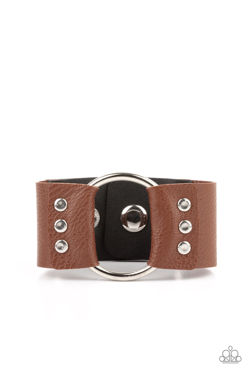 Moto Mayhem Brown Urban Bracelet - Paparazzi Accessories