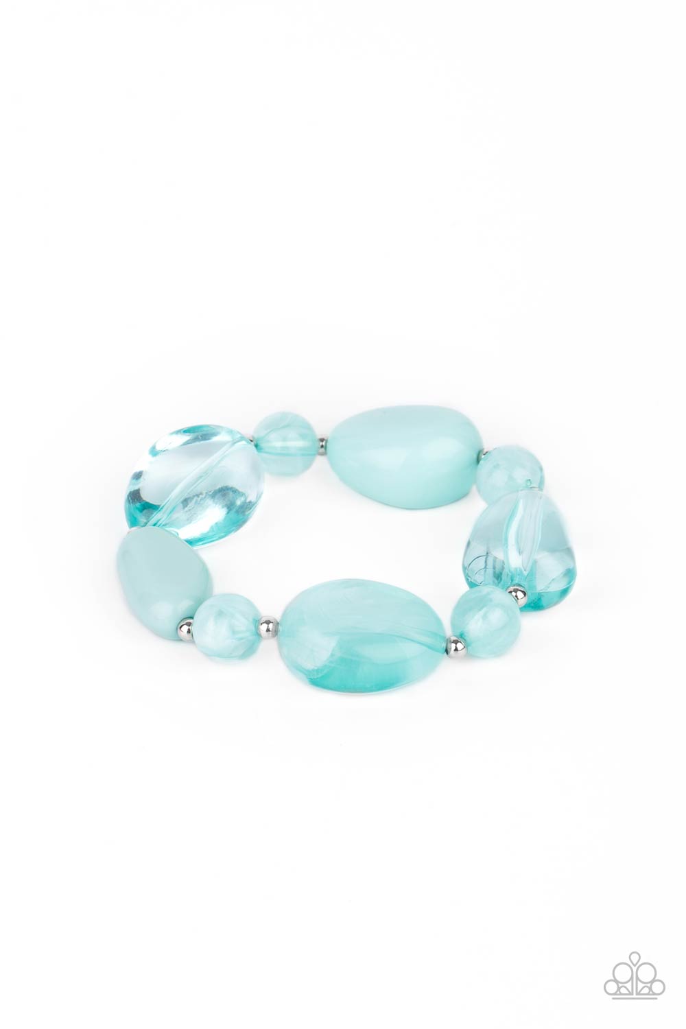I Need a STAYCATION Blue Bracelet - Paparazzi Accessories