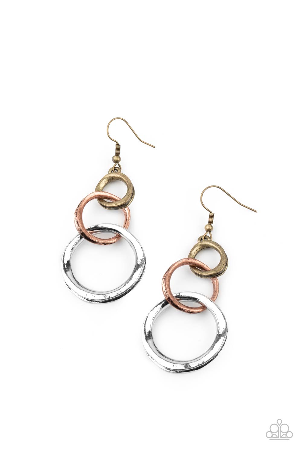 Harmoniously Handcrafted Multi Earring - Paparazzi Accessories