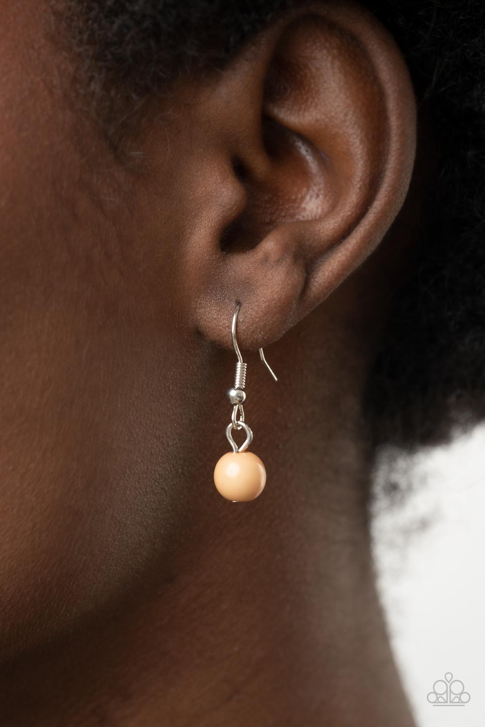 Discovering New Destinations Brown Necklace - Paparazzi Accessories A whimsical collection of polished Desert Mist beads, faceted silver beads, and studded silver accents are fitted in place along dainty silver wires. A pair of asymmetrical Desert Mist beads are pressed into the centers of studded and stamped silver frames, creating an artisan inspired pendant below the collar. Features an adjustable clasp closure. Sold as one individual necklace. Includes one pair of matching earrings.