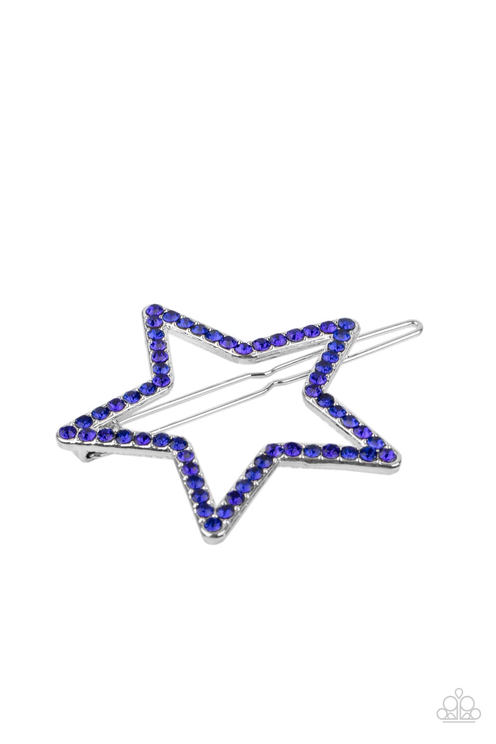 Stellar Standout Blue Hair Clip - Paparazzi Accessories