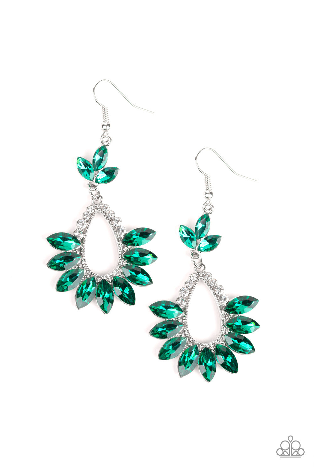 Extra Exquisite Green Earring - Paparazzi Accessories