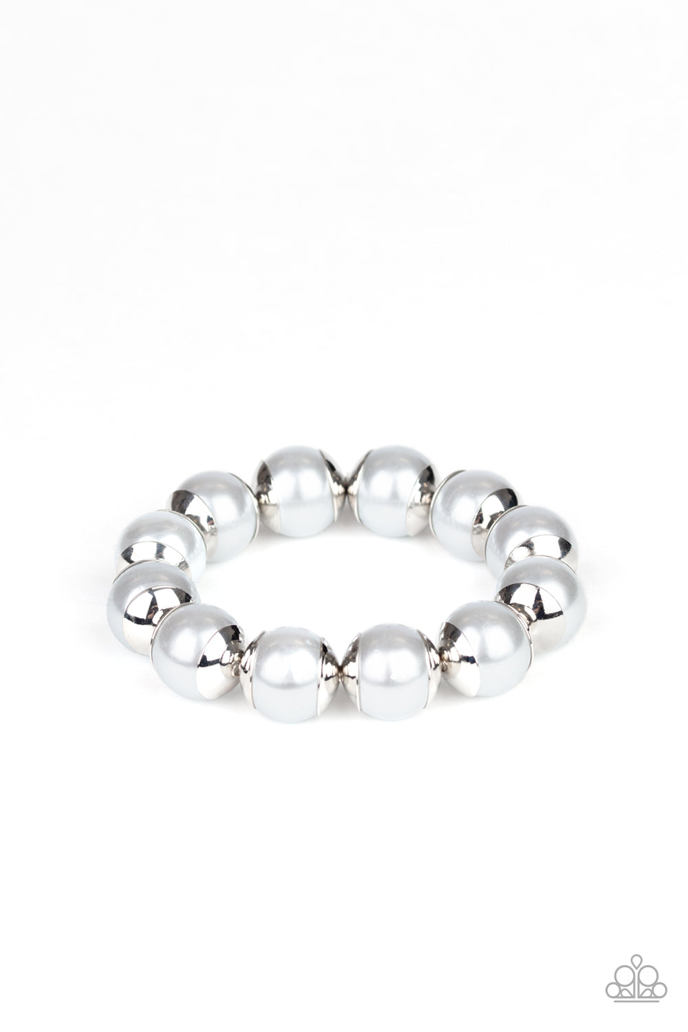 One Woman Show-STOPPER Silver Bracelet - Paparazzi Accessories