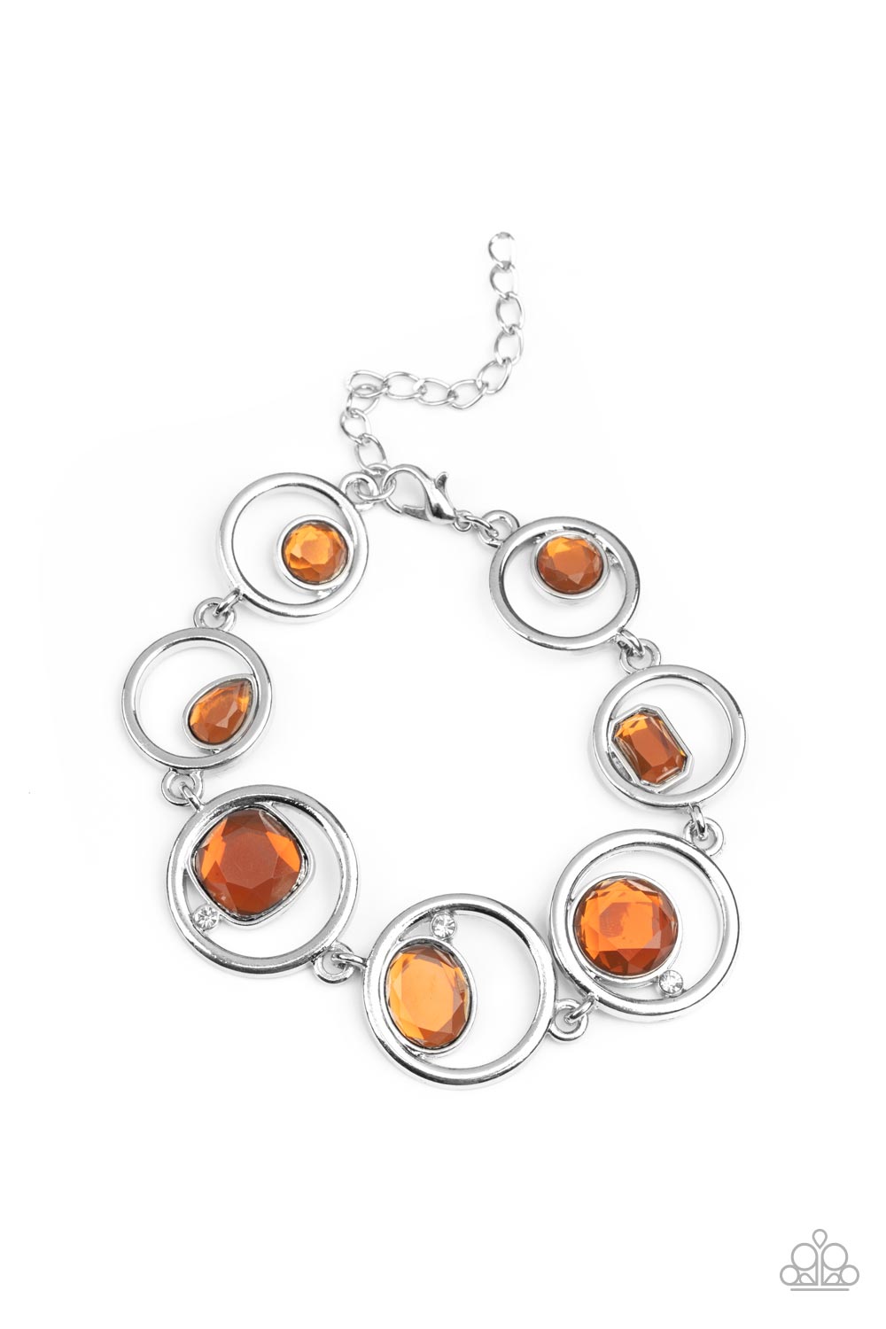 Big Night Out Brown Necklace & Bracelet Set