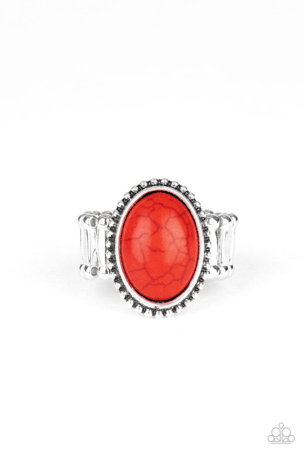 Bountiful Deserts Red Ring - Paparazzi Accessories