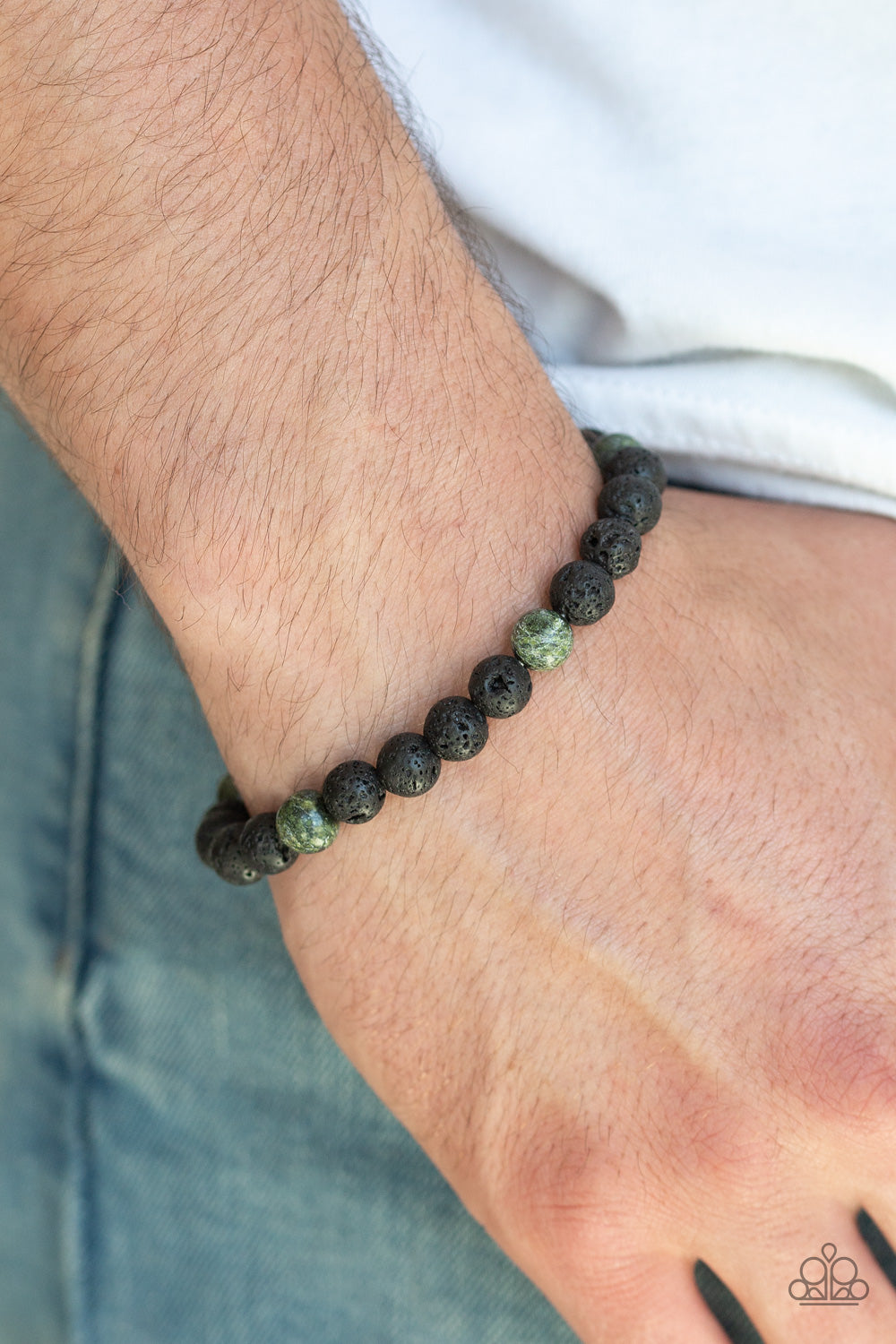 Enlivened Green Urban Bracelet - Paparazzi Accessories