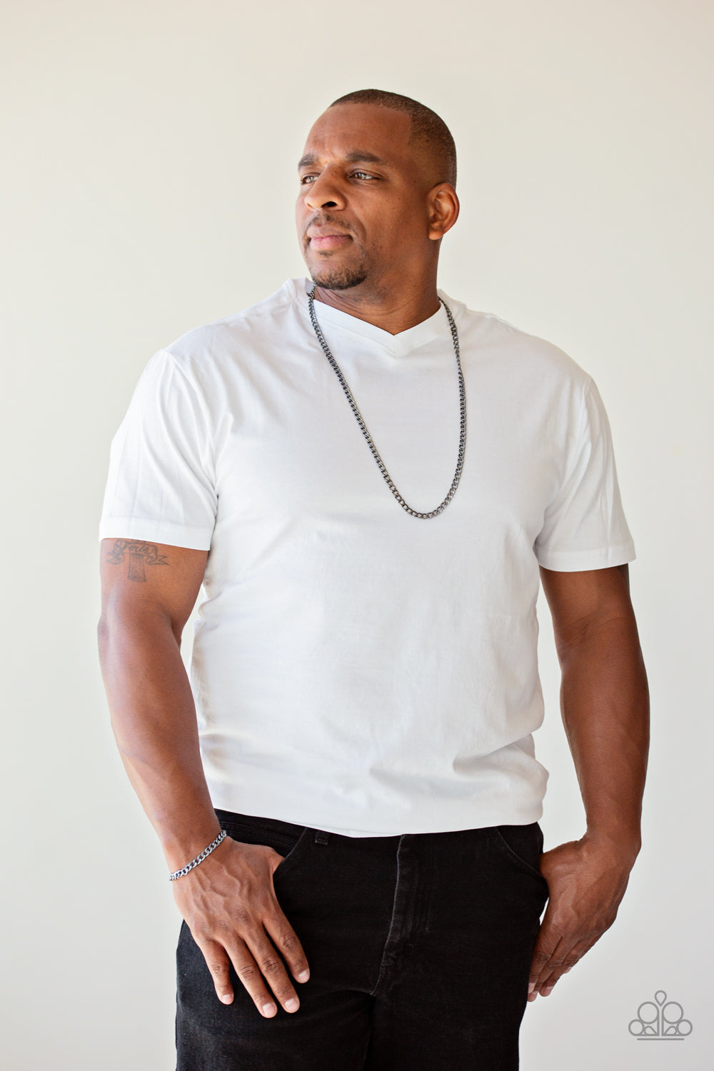 Halftime Black Urban Bracelet - Paparazzi Accessories