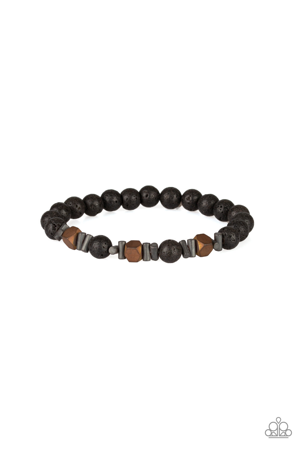 Rejuvenated Copper Urban Bead Bracelet - Paparazzi Accessories