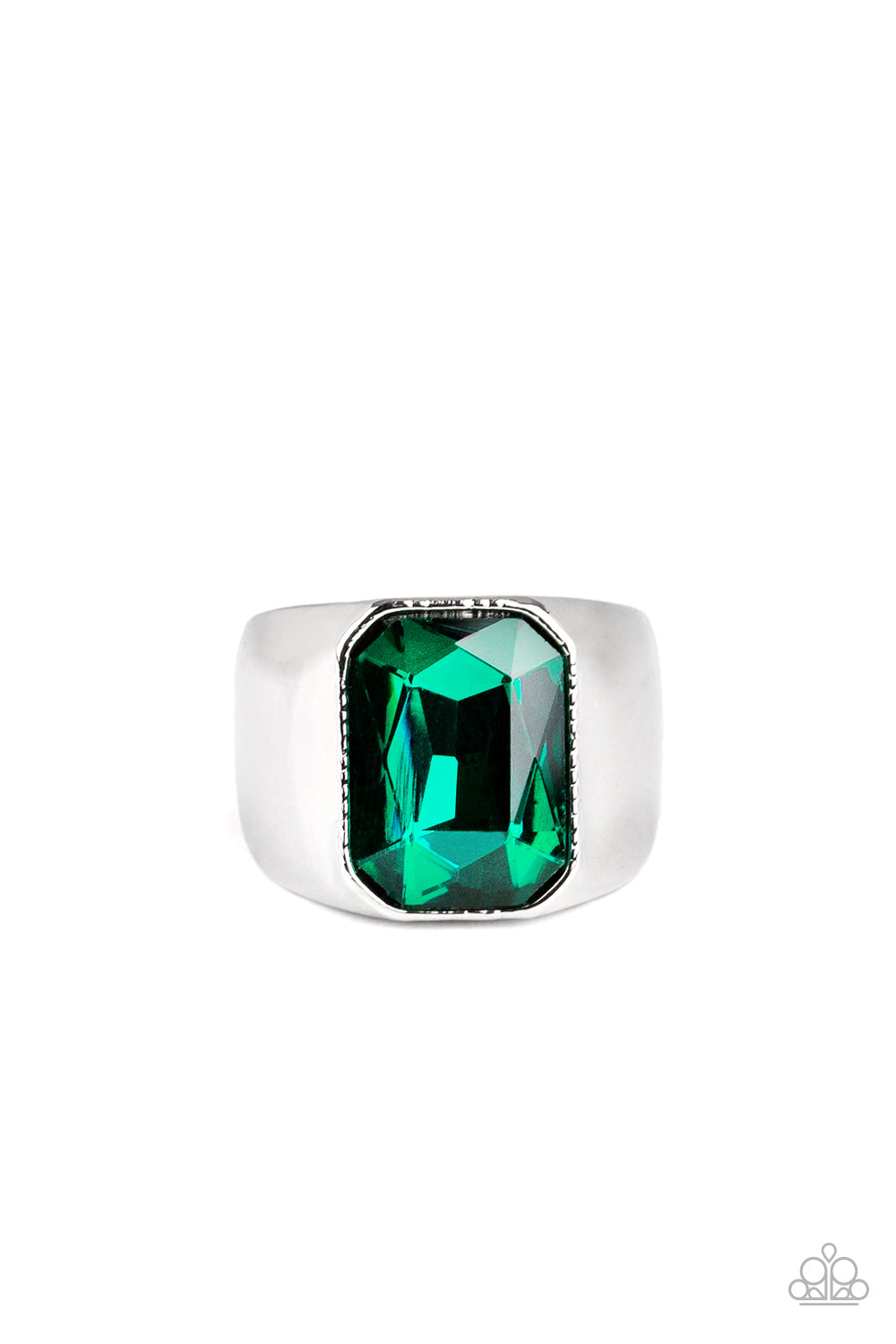 Scholar Green Urban Ring - Paparazzi Accessories