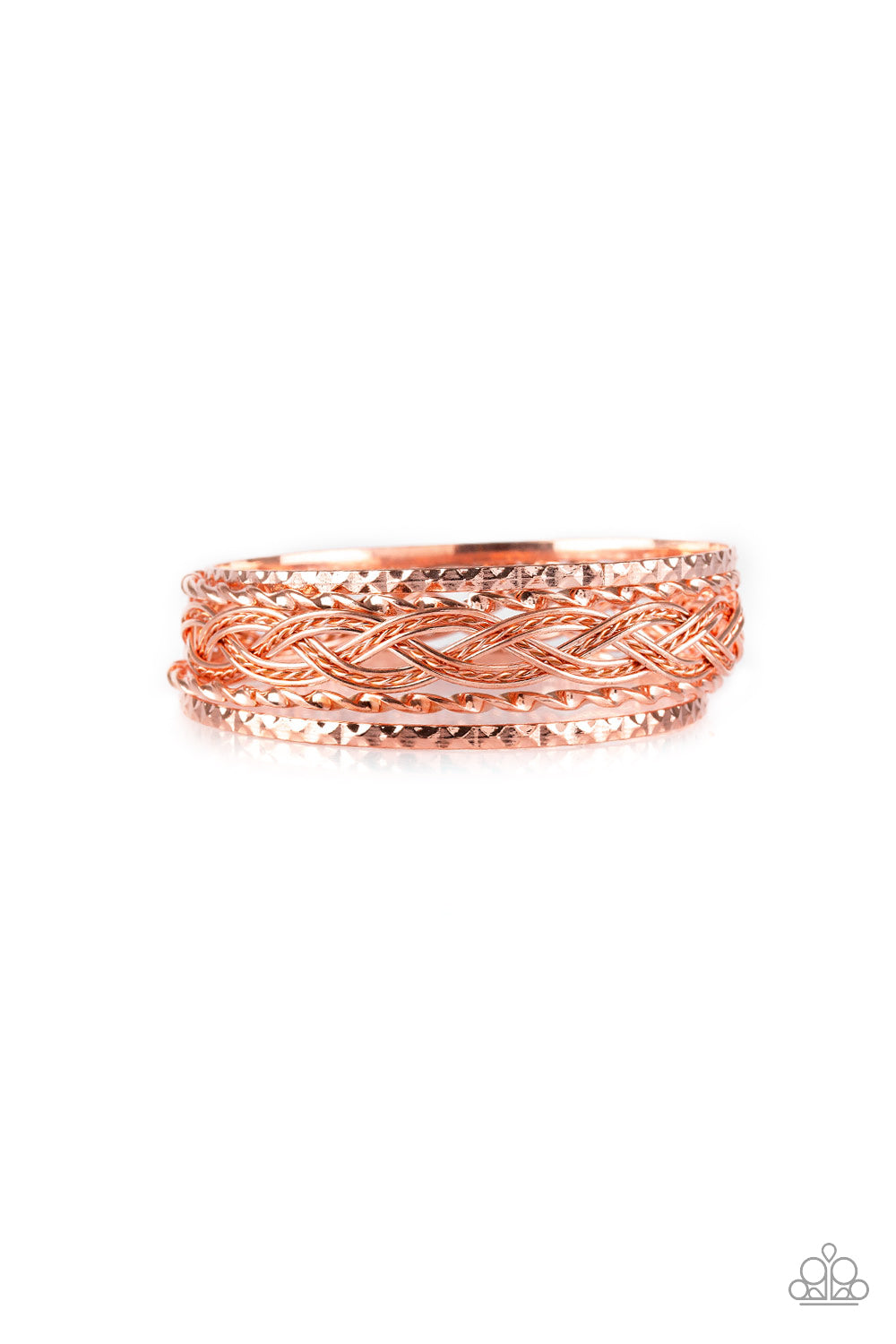 Straight Street Copper Bracelet - Paparazzi Accessories